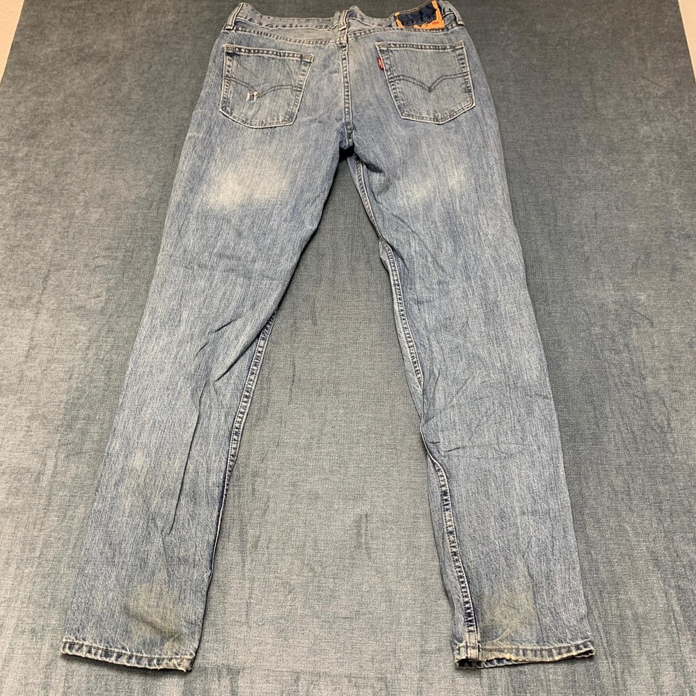 Levi's Jeans Mens 32x32 Blue Denim All Day Comfort Light Wash Straight Outdoor
